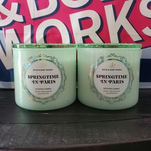 Bath and Body Works Springtime in Paris Candle